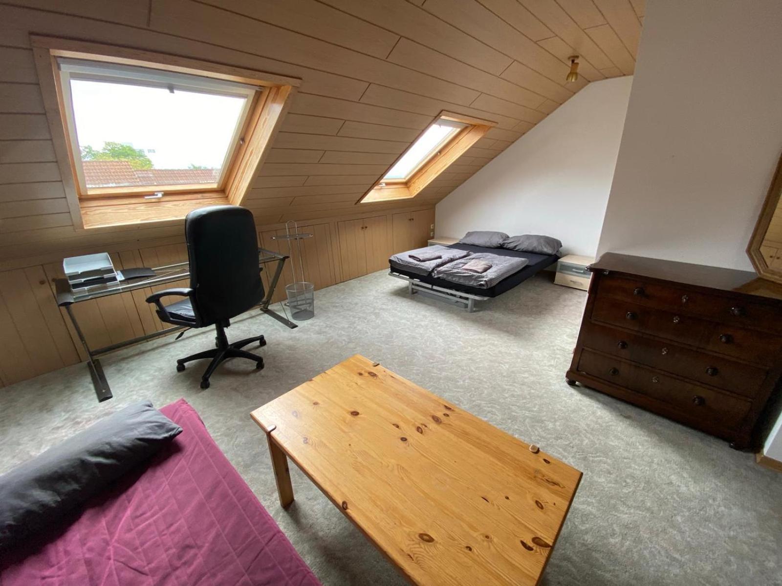 Dachgeschoss In Einem Reihenhaus Apartment Heidelberg Bagian luar foto